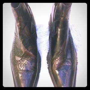 Aldo Men’s Western Leather Boots Size 44